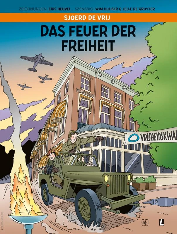 Sjoerd de Vrij - Das Feuer der Freiheit – Wim Huijser – boek cover