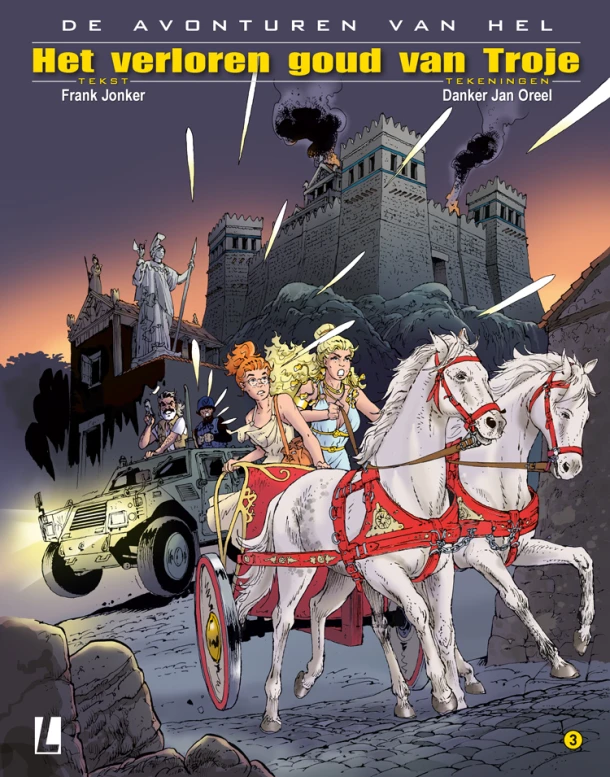 Het verloren goud van Troje – Frank Jonker – boek cover