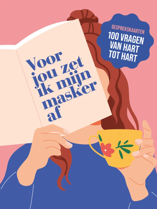 Kaartspel - Voor jou zet ik mijn masker af – Gerjanne van Lagen – boek cover