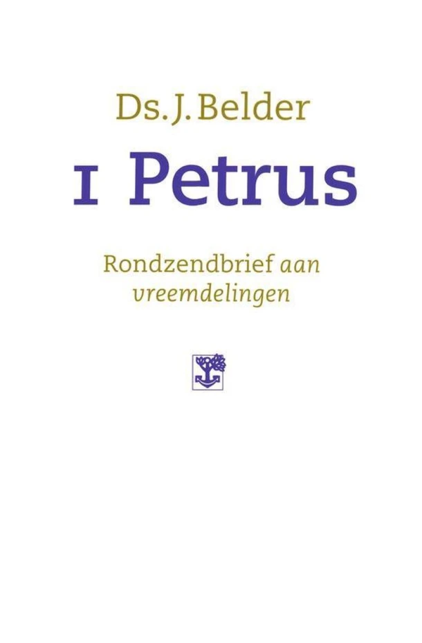 1 petrus – J. Belder – boek cover