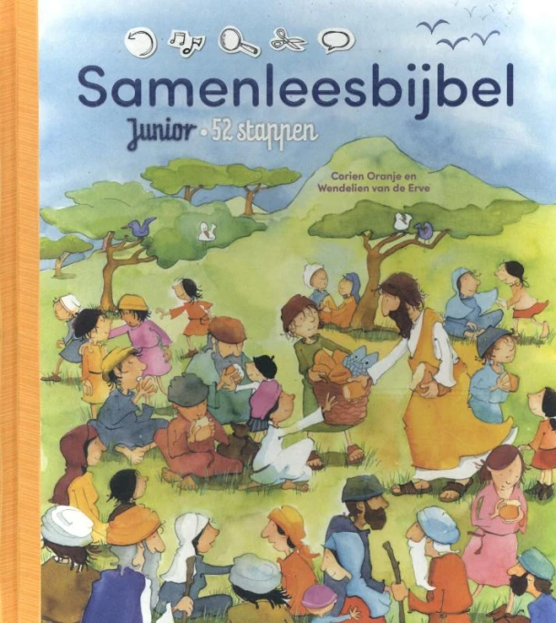 Samenleesbijbel Junior 52 stappen – Corien Oranje – boek cover