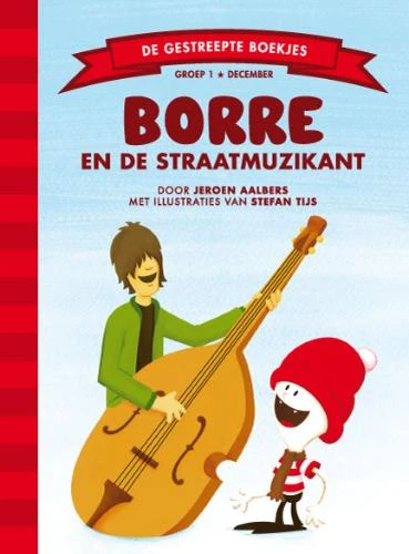 Borre en de straatmuzikant – Jeroen Aalbers – boek cover