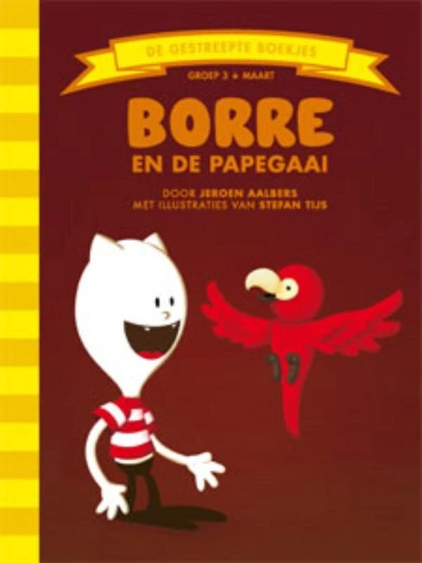 Borre en de papegaai – Jeroen Aalbers – boek cover