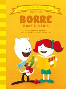 Borre bakt pizza's – Jeroen Aalbers – boek cover