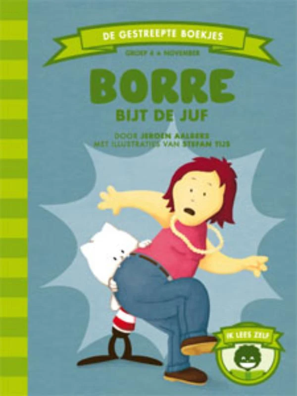 Borre bijt de juf – Jeroen Aalbers – boek cover