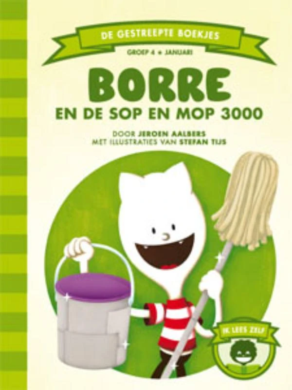 Borre en de Sop en Mop 3000 – Jeroen Aalbers – boek cover