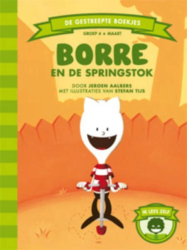 Borre en de springstok – Jeroen Aalbers – boek cover