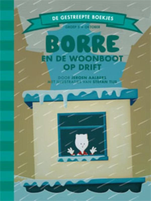 Borre en de woonboot op drift – Jeroen Aalbers – boek cover