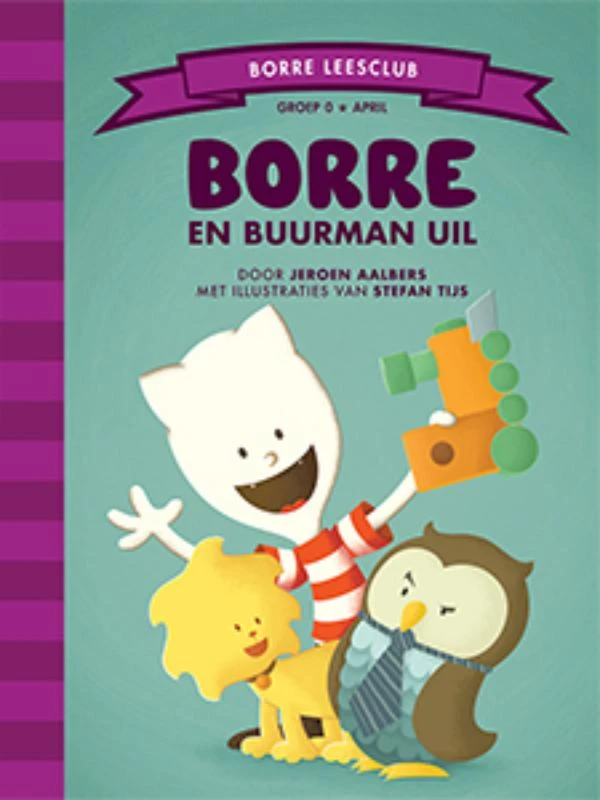 Borre en buurman uil – Jeroen Aalbers – boek cover