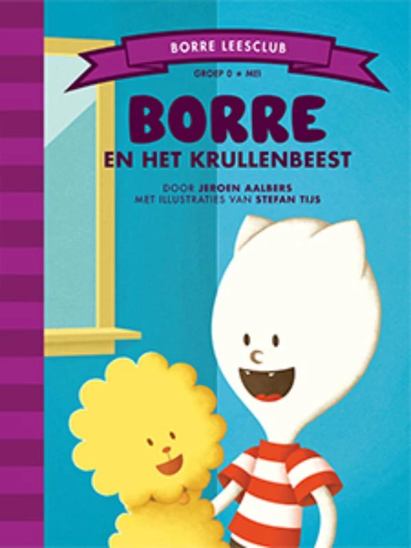 Borre en het krullenbeest – Jeroen Aalbers – boek cover