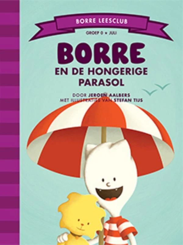 Borre en de hongerige parasol – Jeroen Aalbers – boek cover