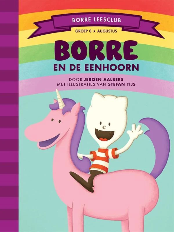 Borre en de eenhoorn – Jeroen Aalbers – boek cover