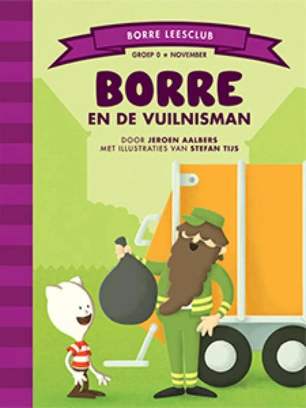 Borre en de vuilnisman – Jeroen Aalbers – boek cover