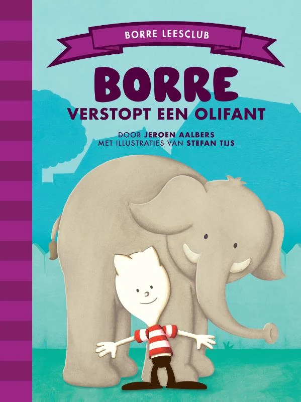 Borre verstopt een olifant – Jeroen Aalbers – boek cover