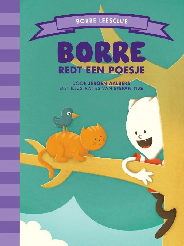 Borre redt een poesje – Jeroen Aalbers – boek cover
