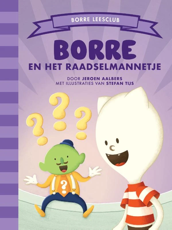 Borre en het raadselmannetje – Jeroen Aalbers – boek cover