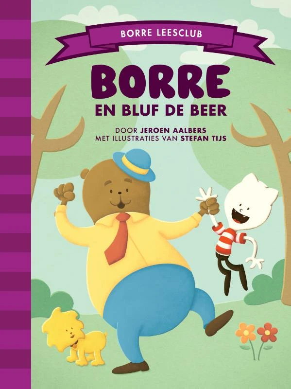 Borre en Bluf de beer – Jeroen Aalbers – boek cover