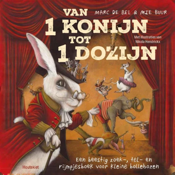 Van 1 konijn tot 1 dozijn – Marc De Bel – boek cover