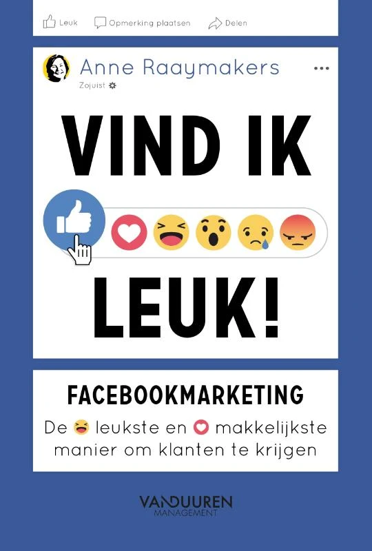 Vind ik leuk! – Anne Raaymakers – boek cover