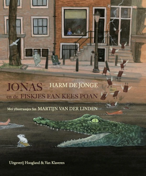 Jonas en de fiskjes fan Kees Poan – Harm de Jonge – boek cover