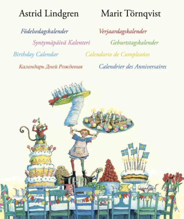 Verjaardagskalender – Astrid Lindgren – boek cover