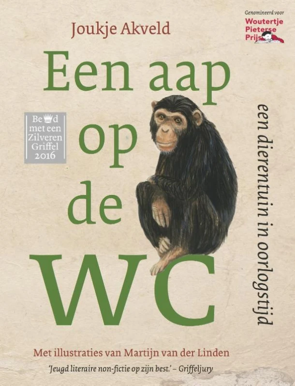 Een aap op de wc – Joukje Akveld – boek cover