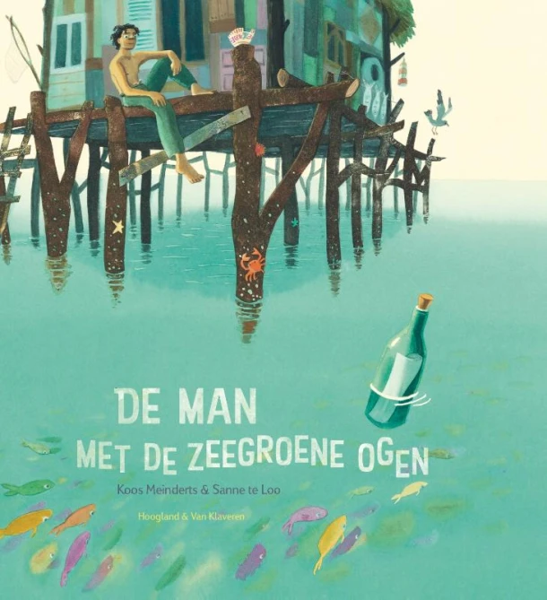 De man met de zeegroene ogen – Koos Meinderts – boek cover
