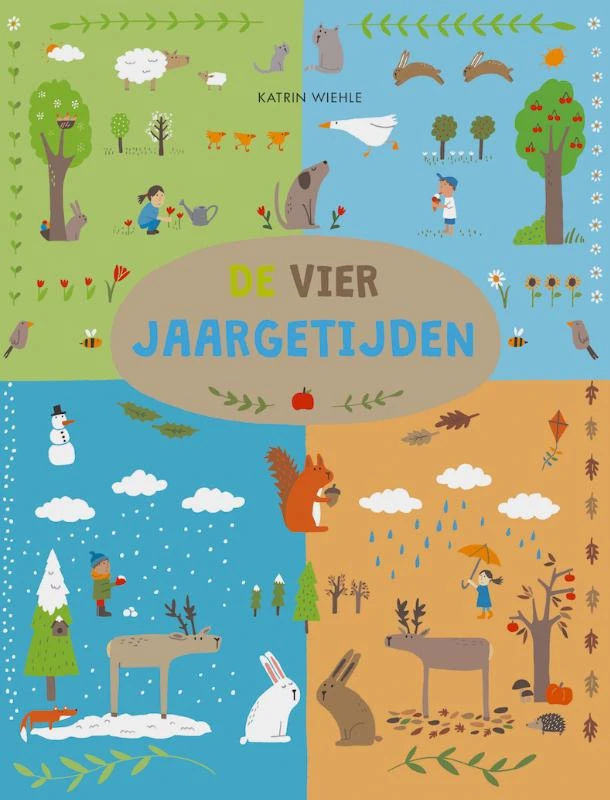 De vier jaargetijden – Katrin Wiehle – boek cover