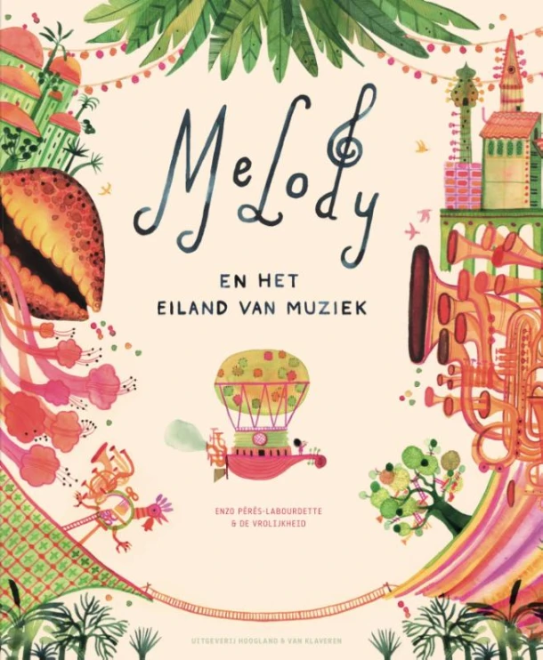 Melody en het Eiland van Muziek – Enzo Pérès-Labourdette – boek cover