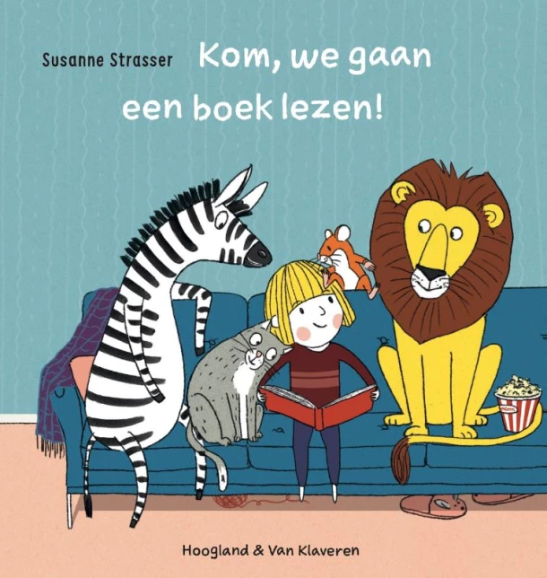 Kom, we gaan een boek lezen! – Susanne Strasser – boek cover