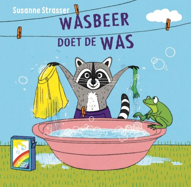 Wasbeer doet de was – Susanne Strasser – boek cover