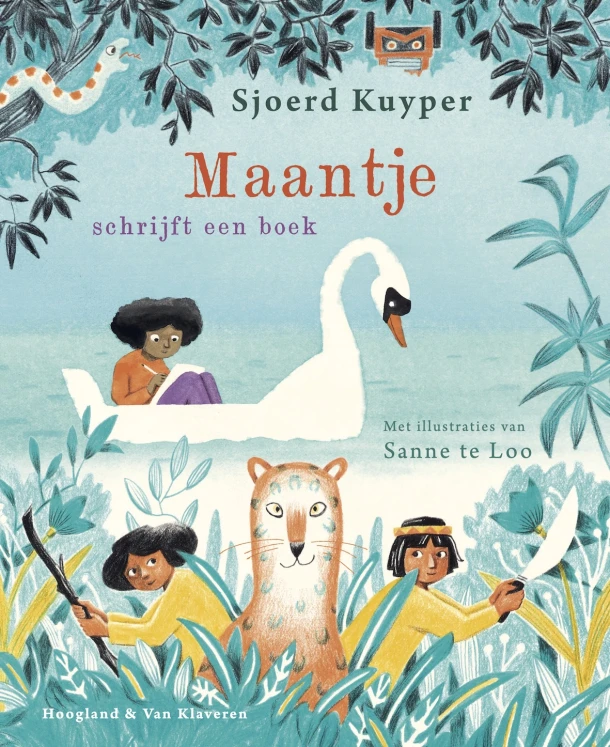 Maantje schrijft een boek – Sjoerd Kuyper – boek cover