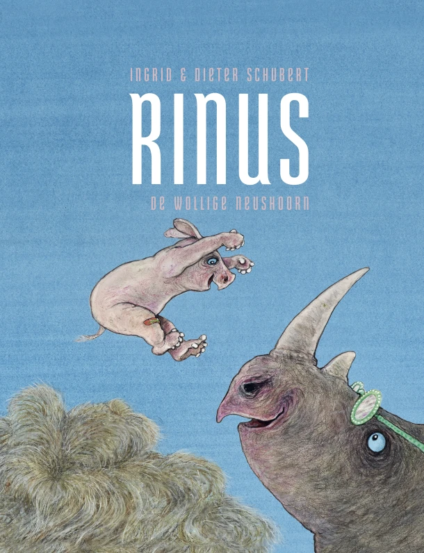 Rinus, de wollige neushoorn – Ingrid Schubert – boek cover