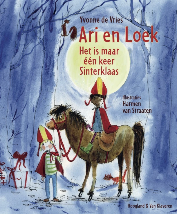 Het is maar e¿e¿n keer Sinterklaas – Yvonne de Vries – boek cover