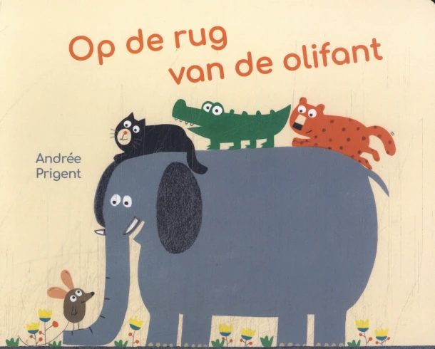 Op de rug van de olifant – Andree Prigent – boek cover