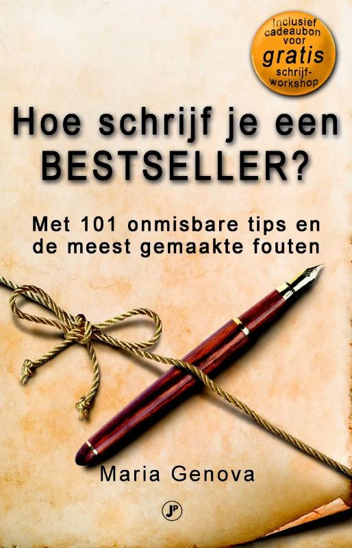Hoe schrijf je een bestseller? – Maria Genova – boek cover