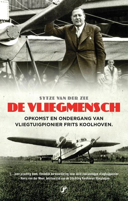 De Vliegmensch – Sytze van der Zee – boek cover