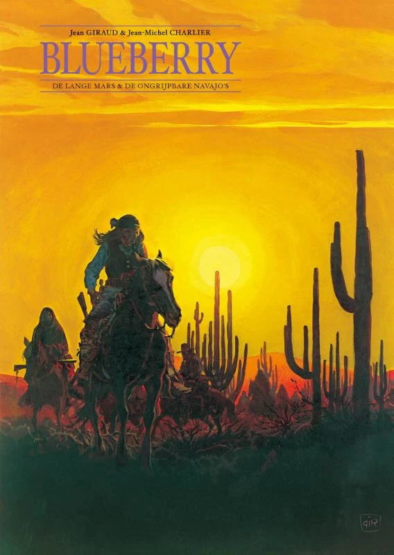 De lange mars & De onzichtbare Navajo's – Jean Giraud – boek cover