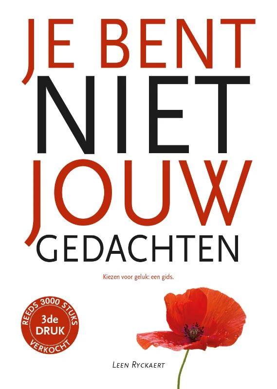 Je bent niet jouw gedachten – Leen Ryckaert – boek cover