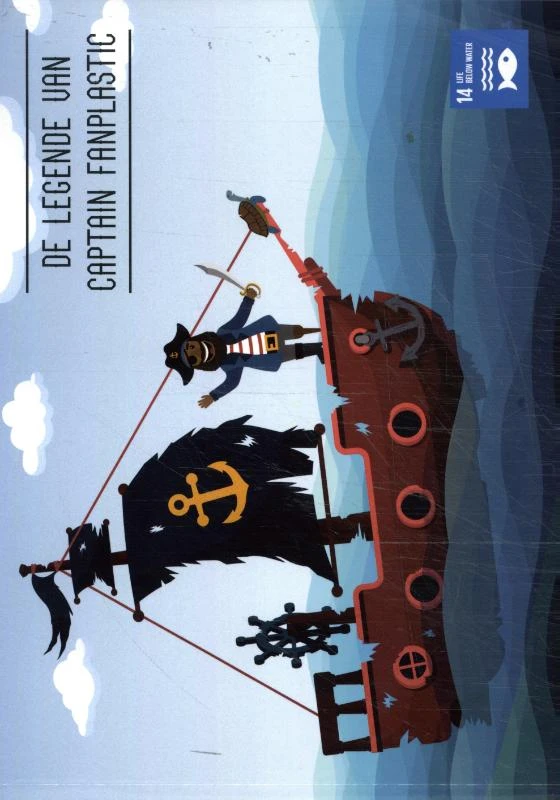 De Legende van Captain Fanplastic – Ruben Hazelzet – boek cover