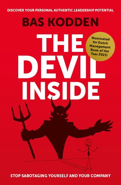 Discover Your Personal Authentic Leadership Potential - The Devil Inside – Bas Kodden – boek cover