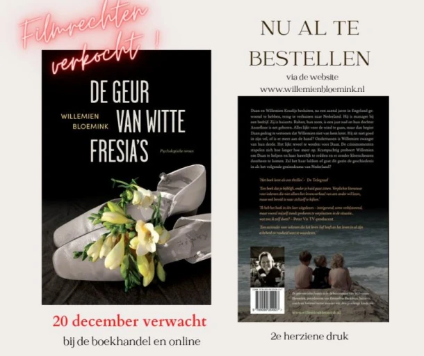 De geur van witte fresia‘s – Willemien Bloemink – boek cover