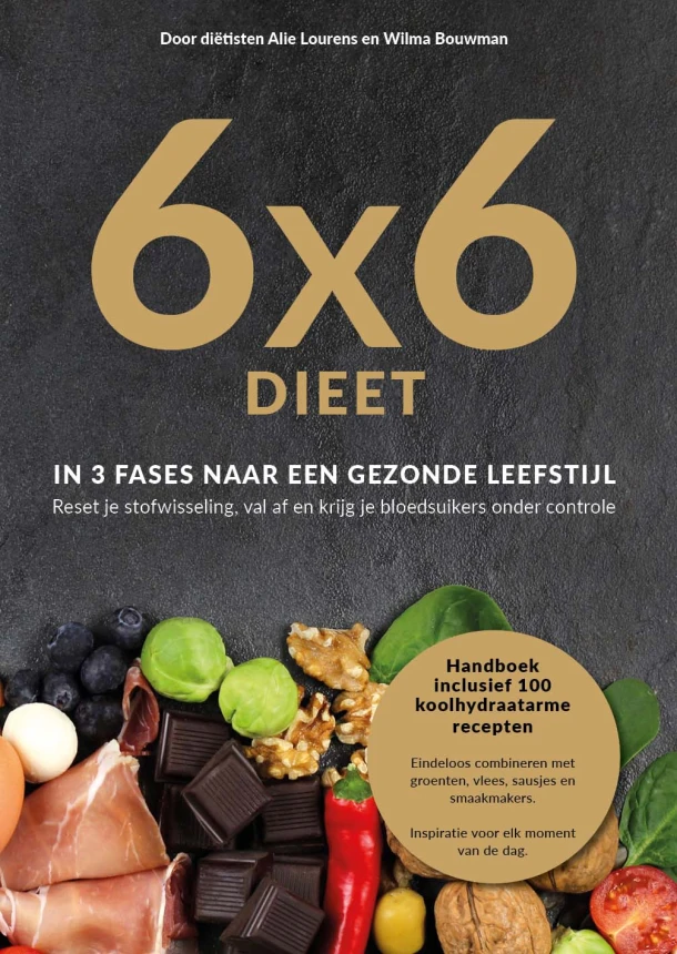 6x6 dieet – Wilma Bouwman – boek cover