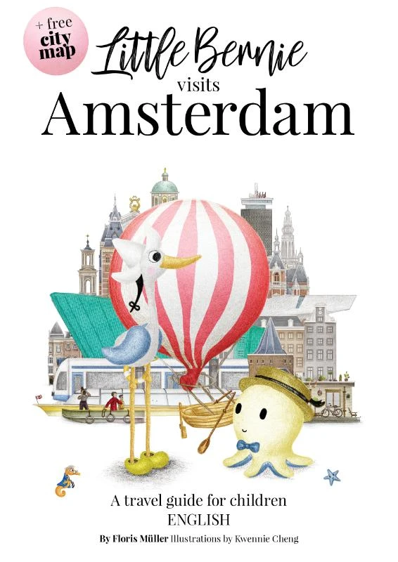 Little Bernie visits Amsterdam – F Müller – boek cover