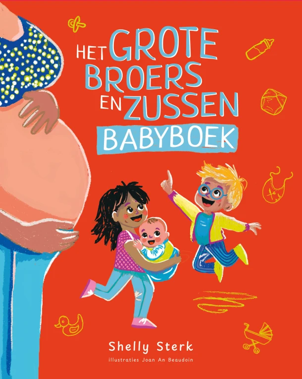 Het grote broers en zussen babyboek – Shelly Sterk – boek cover
