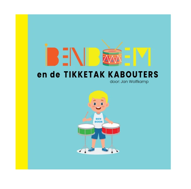 BEN BOEM en de Tikketak Kabouters – Jan Wolfkamp – boek cover