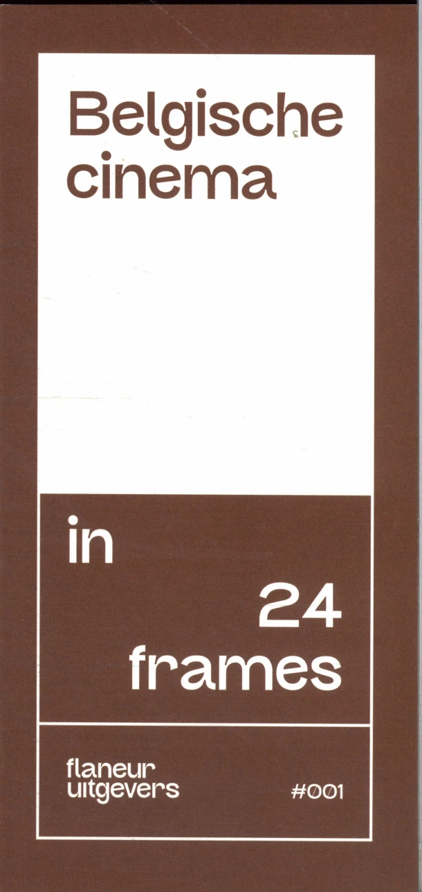 Belgische cinema in 24 frames – Johannes de Breuker – boek cover