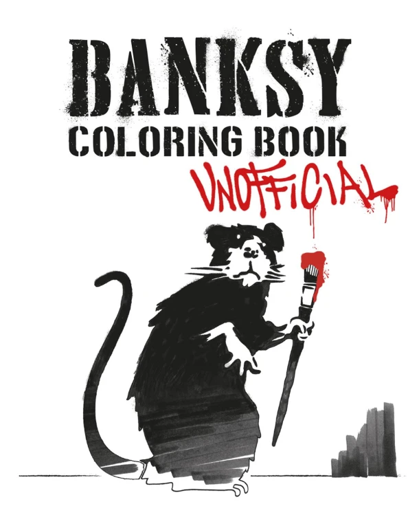 Banksy Coloring Book – Magnus Frederiksen – boek cover