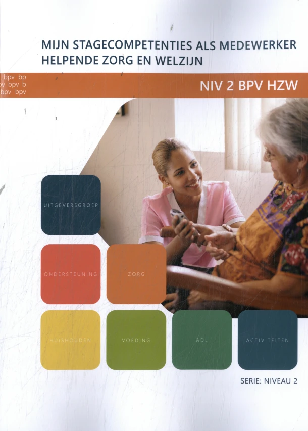 NIV 2 BPV HZW – Manoe Hoogstede – boek cover
