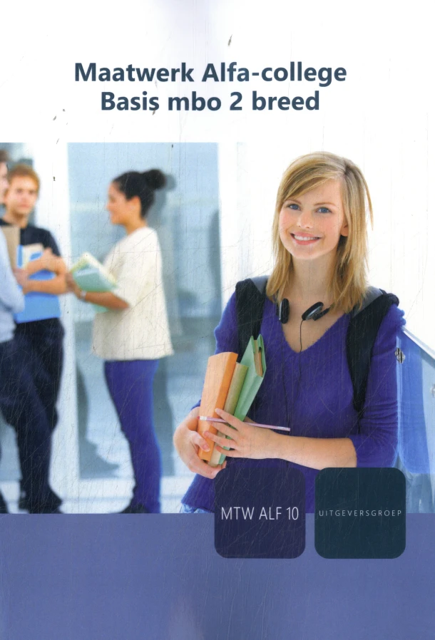 Basis mbo 2 breed – Manoe Hoogstede – boek cover